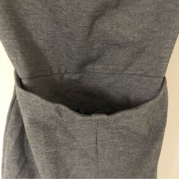 Aritzia-Talula Vandell Grey Cross Back Dress - Picture 6 of 11